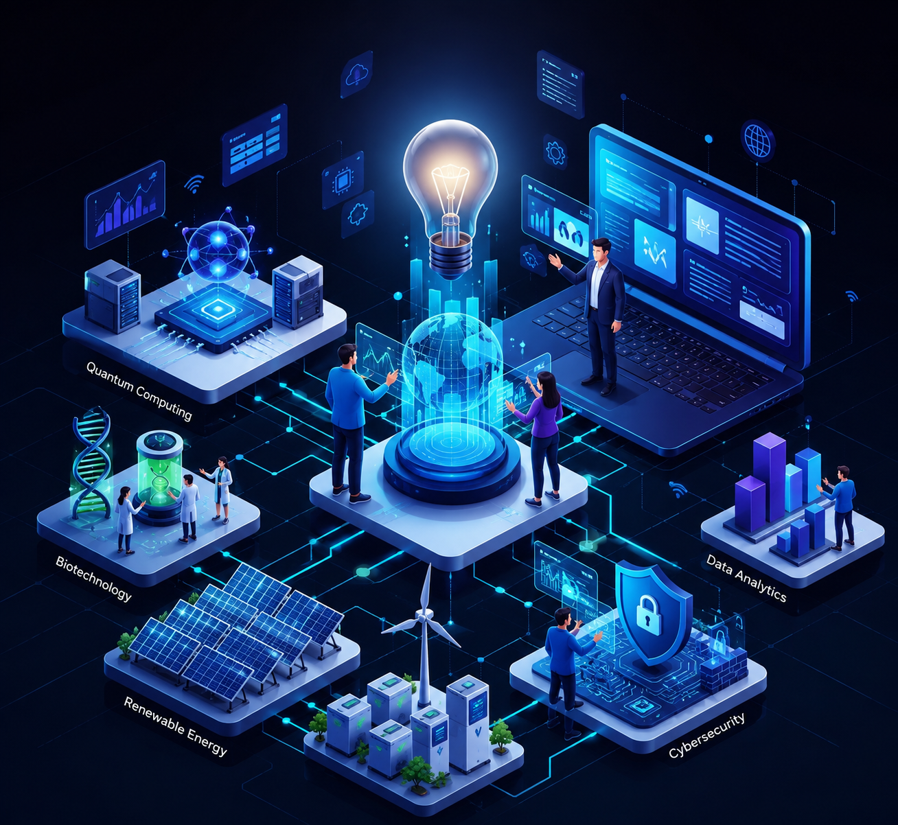 Digital transformation concept
